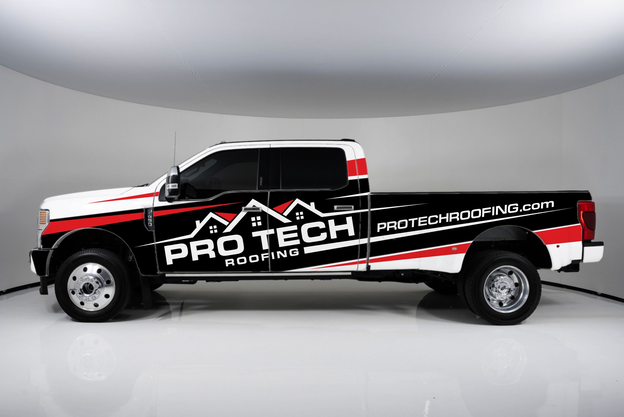 Comercial truck fleet branding